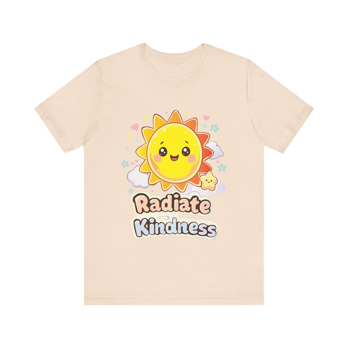 Radiate Kindness T-Shirt — Cute Kawaii Sun Graphic Tee