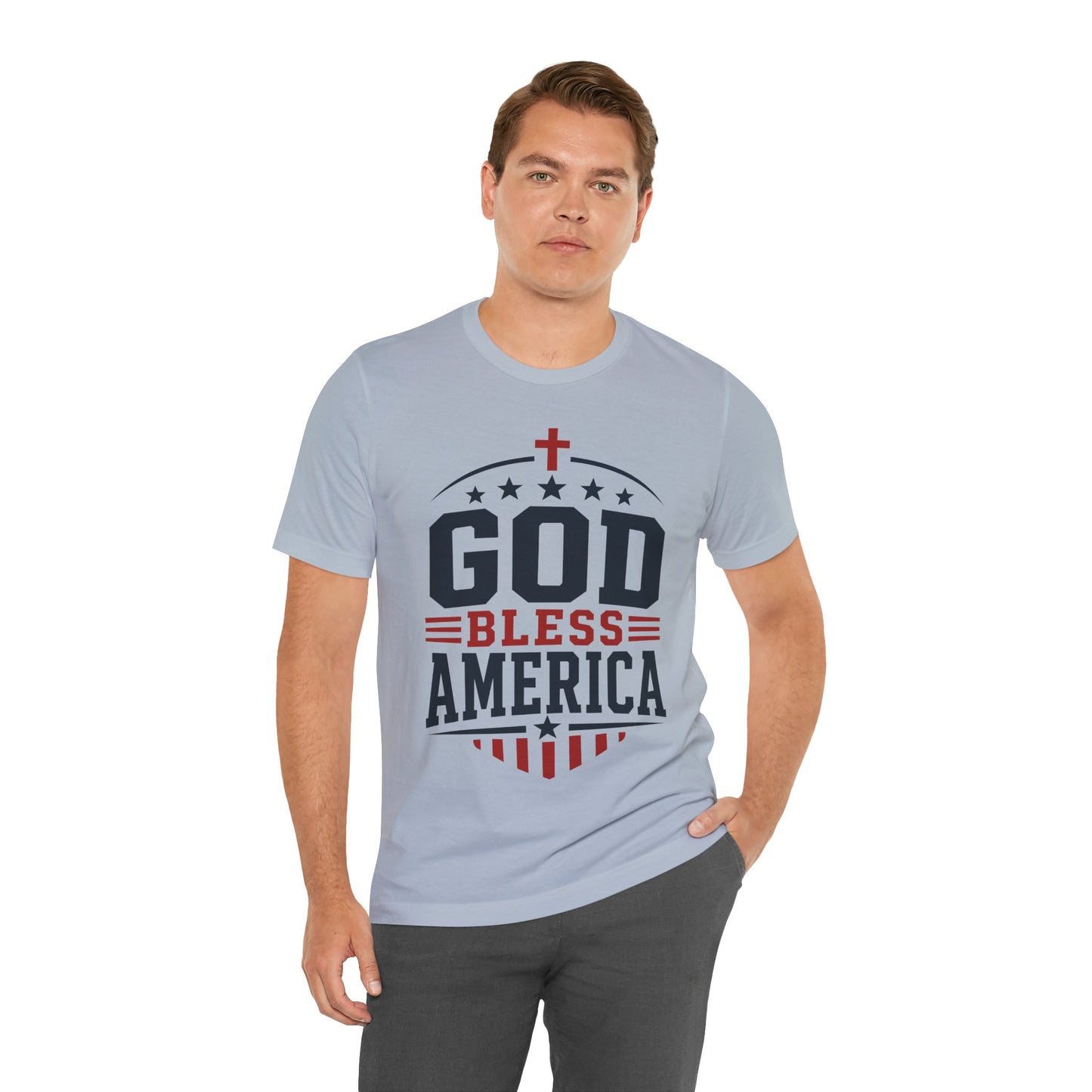 God Bless America T-Shirt — Patriotic Flag Graphic Tee