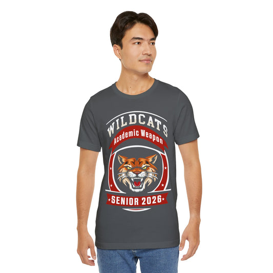 Wildcats Senior 2026 Shirt – Academic Weapon Graduation Tee