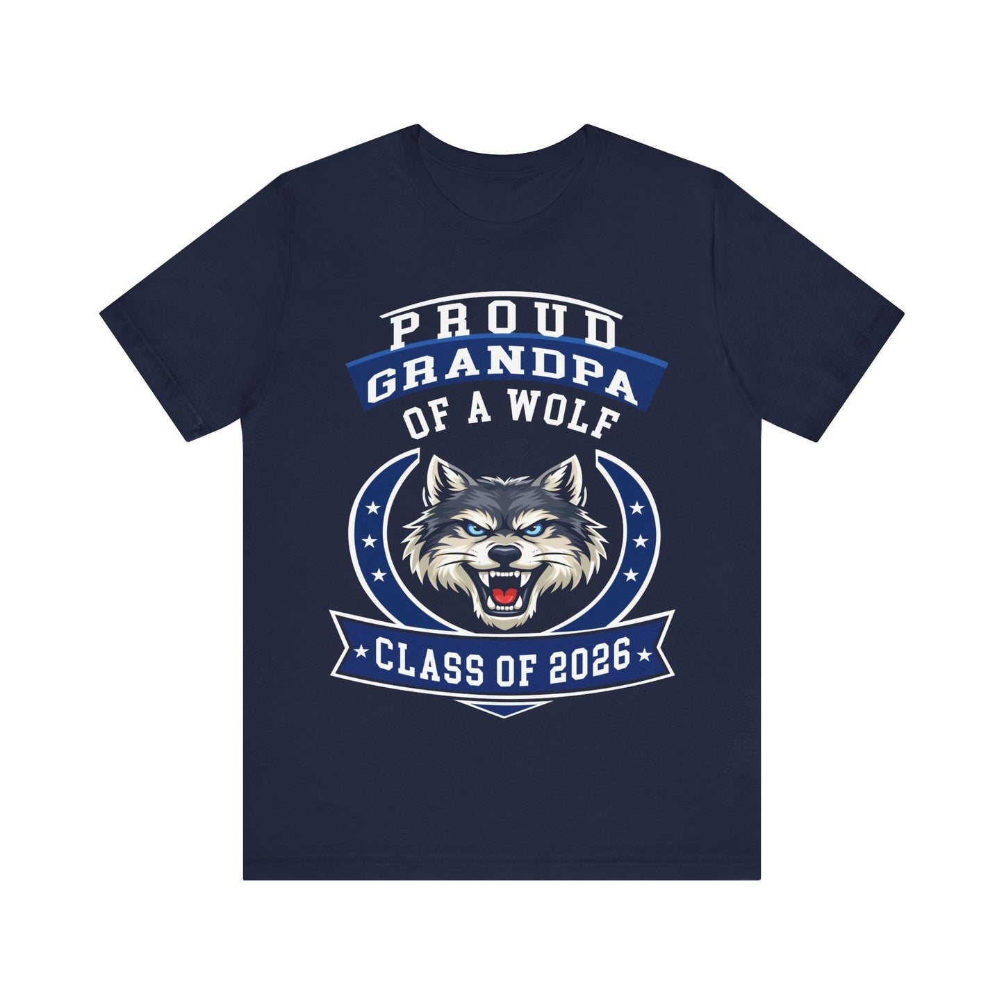 Proud Grandpa of a Wolf Class of 2026 T-Shirt