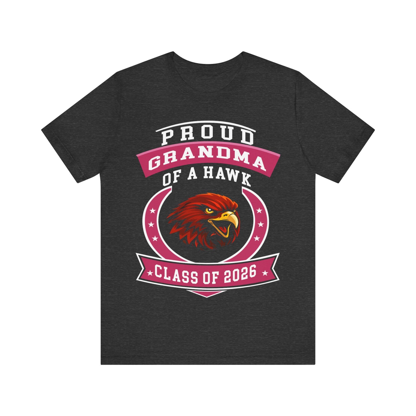 Proud Grandma of a Hawk – Class of 2026 Graduation Shirt