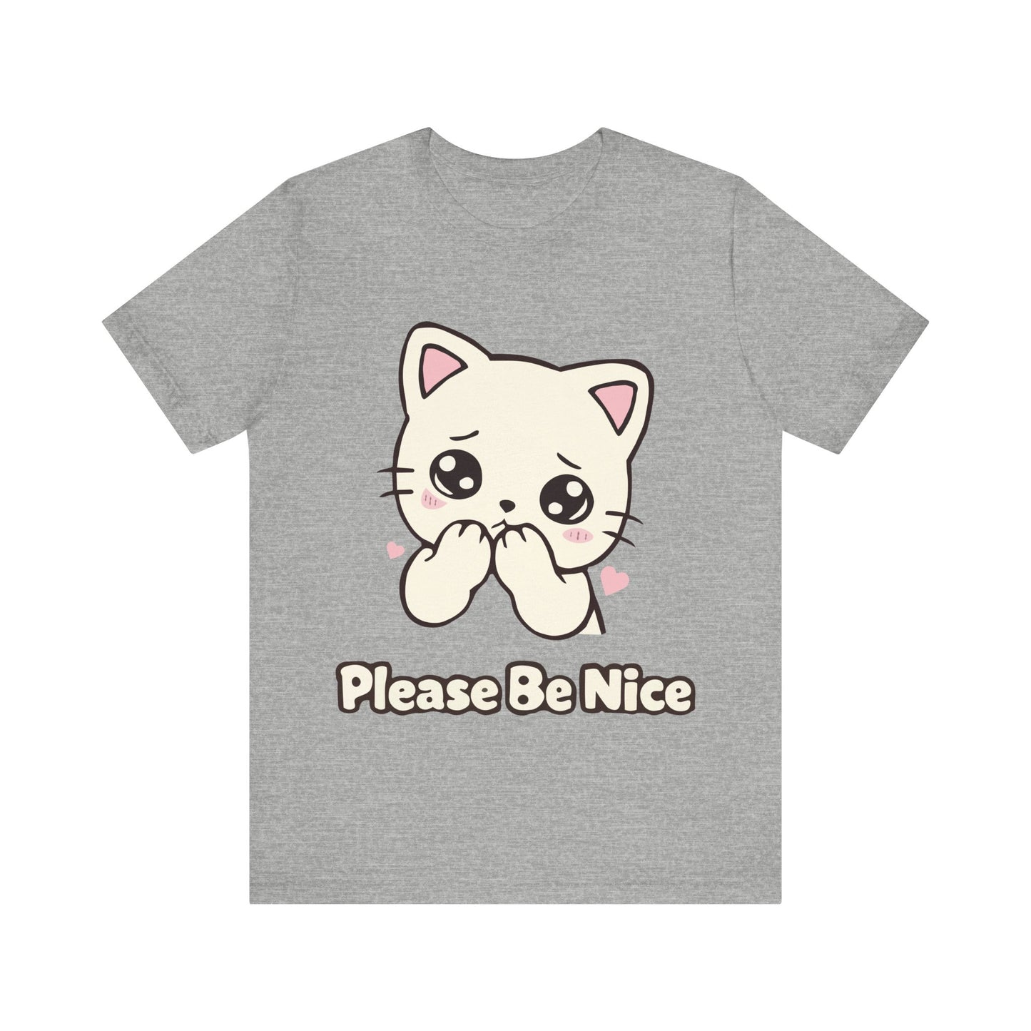 Please Be Nice Cute Cat T-Shirt