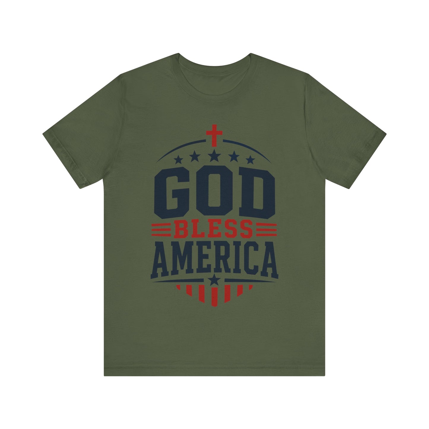 God Bless America T-Shirt — Patriotic Flag Graphic Tee