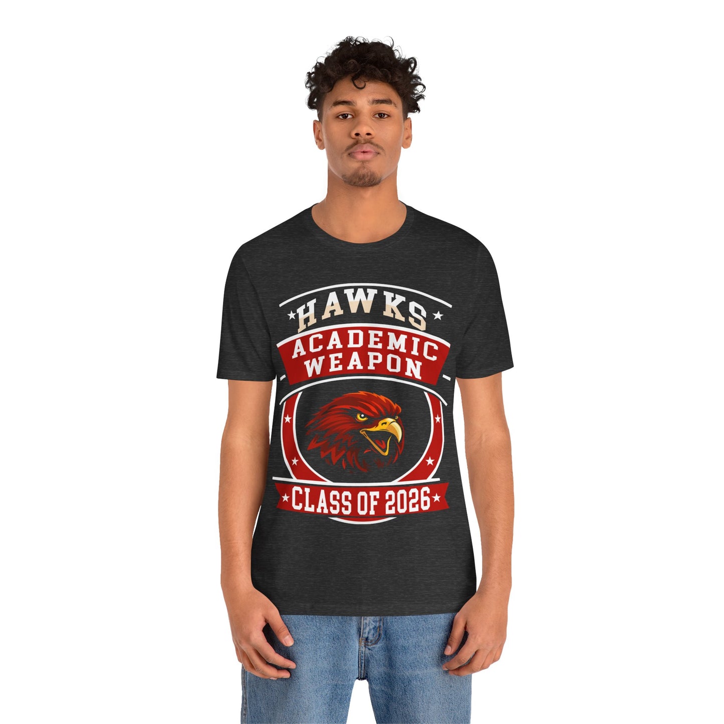Hawk Senior 2026 Shirt – Academic Weapon Graduation Tee