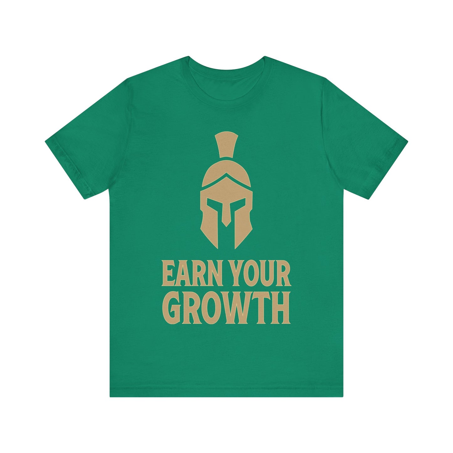 Earn Your Growth Spartan T-Shirt — Motivational Gym Tee