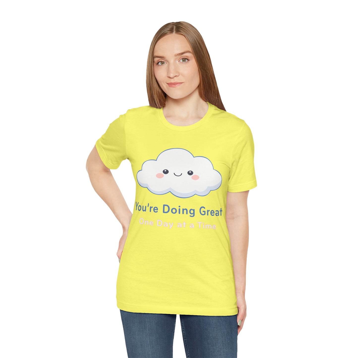You’re Doing Great Cloud Tee — Cute Positive Affirmation T-Shirt