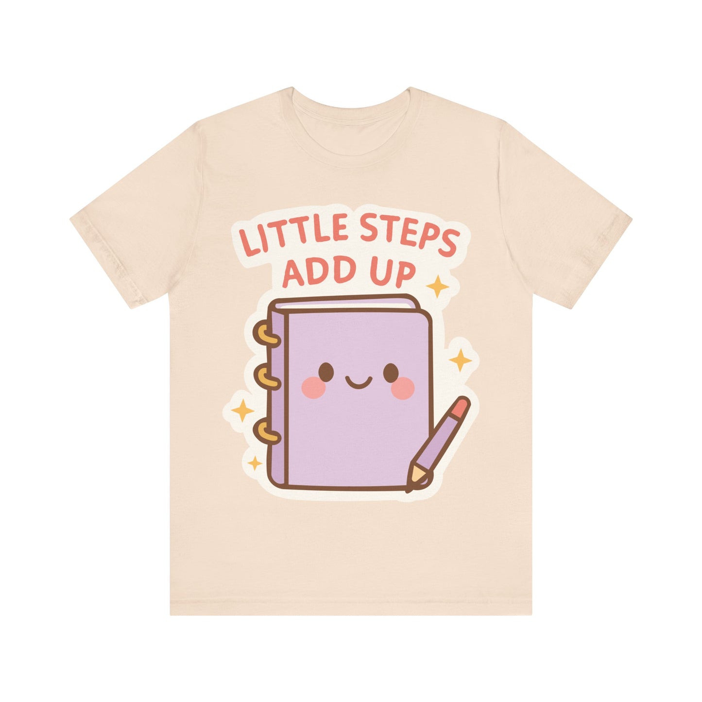 Little Steps Add Up Planner T‑Shirt — Cute Motivational Journal Tee