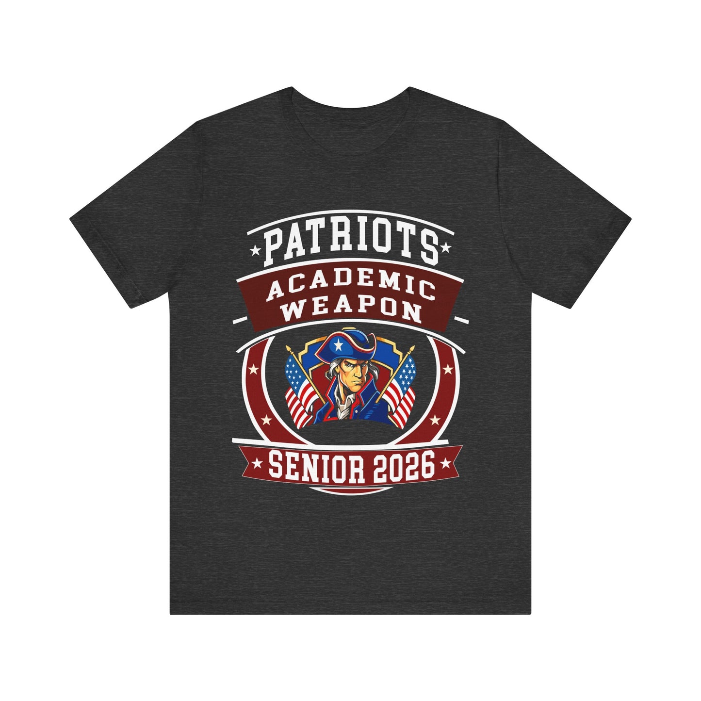 Patriots Senior 2026 Shirt – Academic Weapon Graduation Tee
