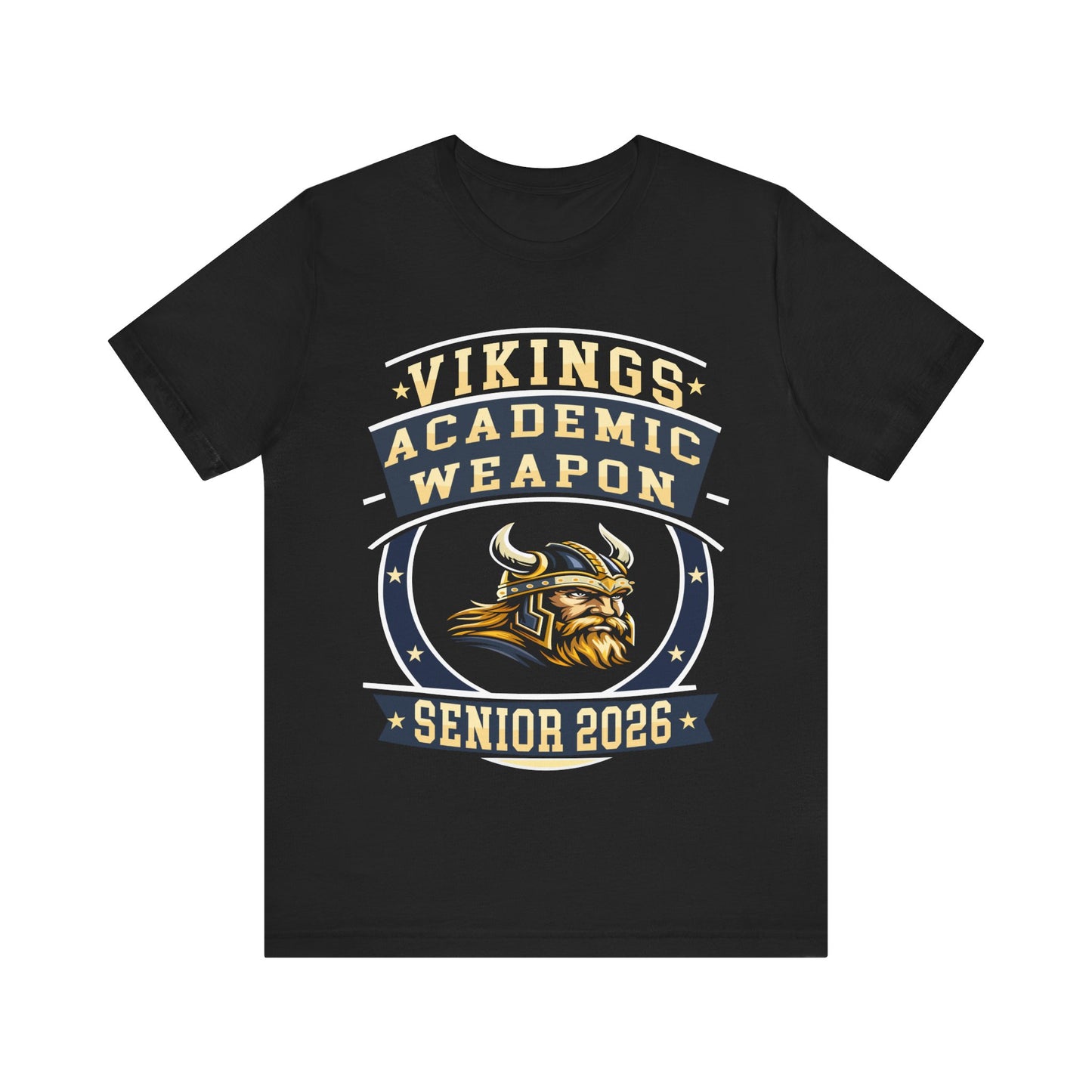 Vikings Senior 2026 Shirt – Academic Weapon Graduation Tee
