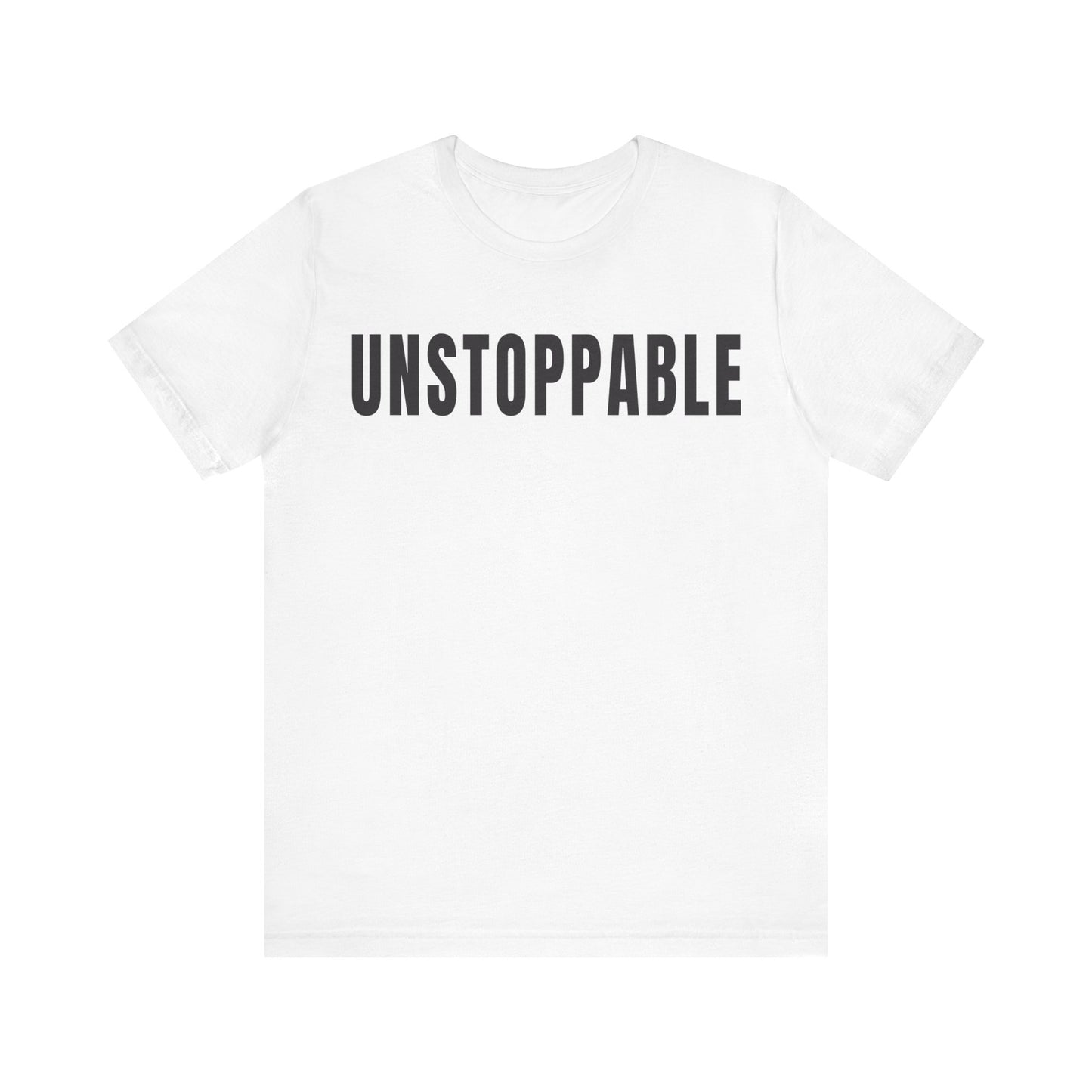 Unstoppable Graphic Tee — Motivational Athletic T‑Shirt