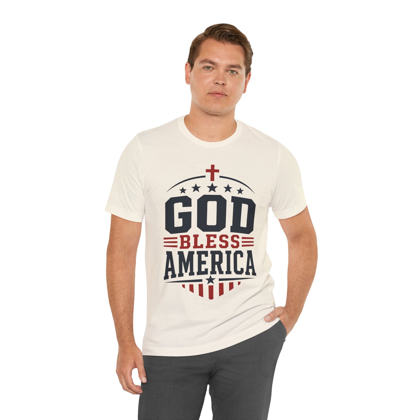 God Bless America T-Shirt — Patriotic Flag Graphic Tee