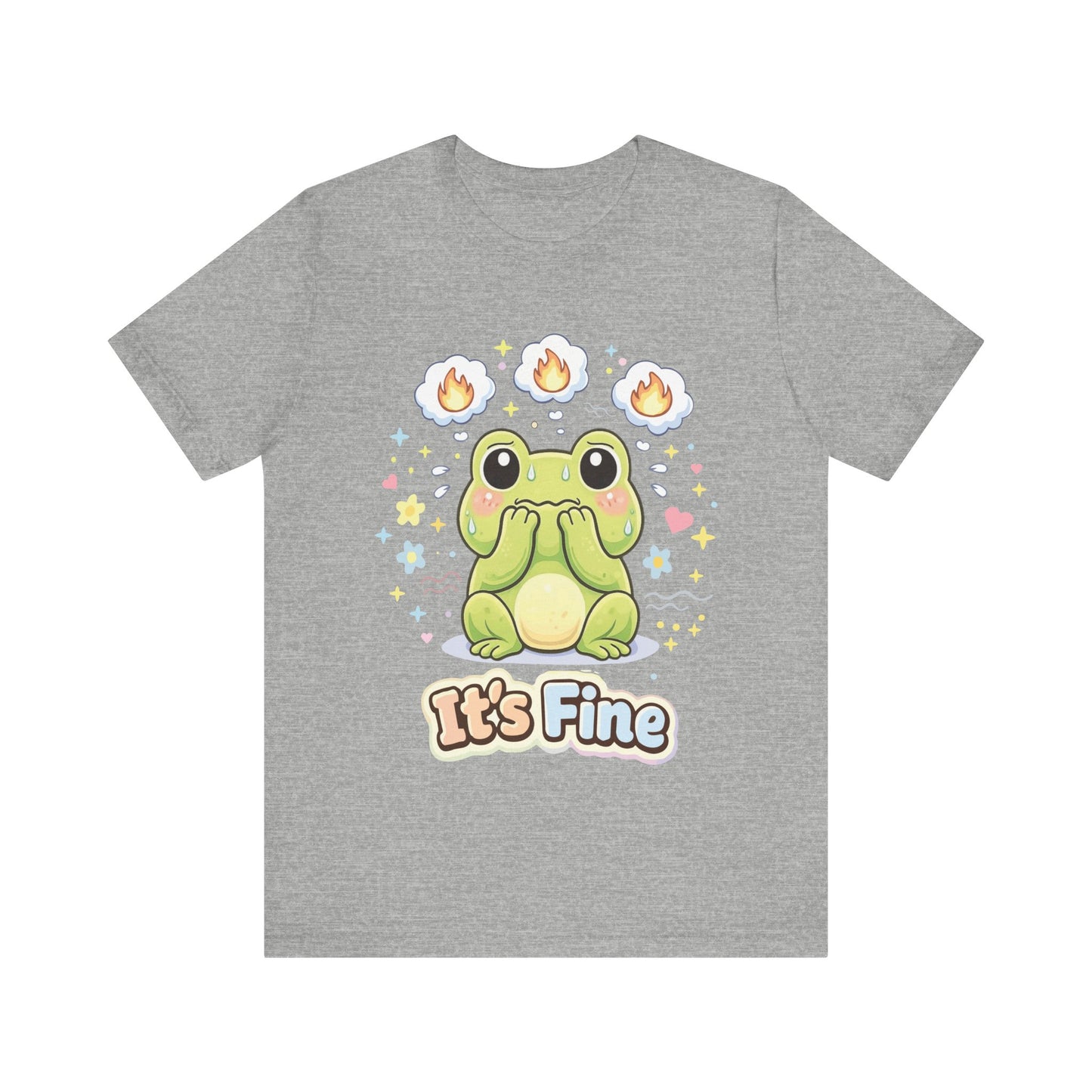 It’s Fine Frog Tee — Cute Kawaii Frog Graphic T-Shirt