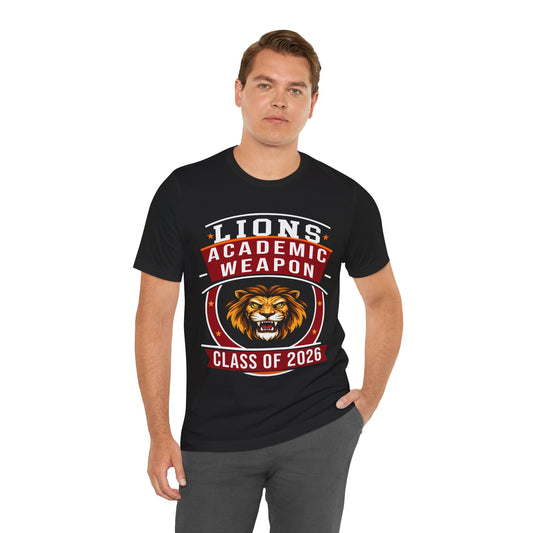 Lions Academic Weapon Tee (Class of 2026)