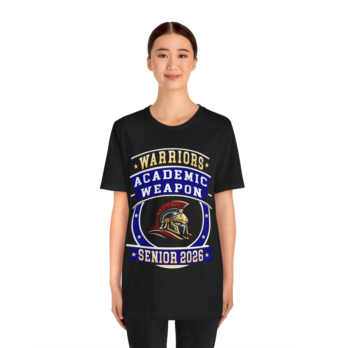 Warrior Senior 2026 Shirt – Academic Weapon Graduation Tee