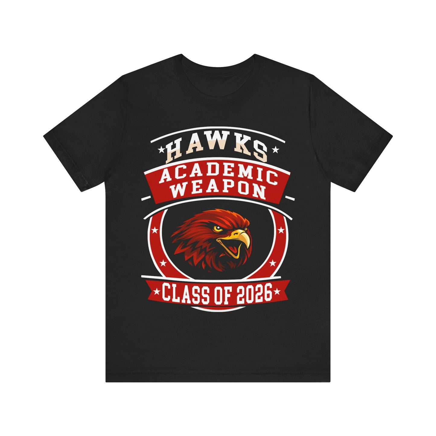 Hawk Senior 2026 Shirt – Academic Weapon Graduation Tee