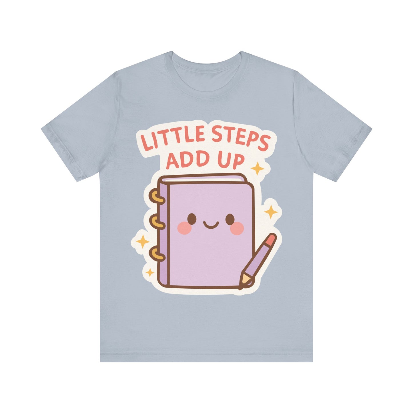 Little Steps Add Up Planner T‑Shirt — Cute Motivational Journal Tee