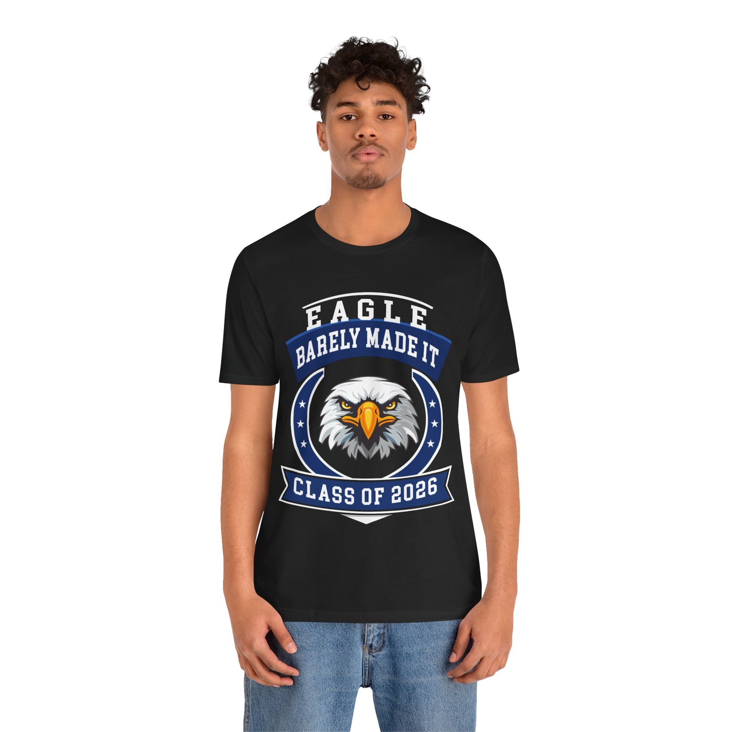 Eagle Barely Made It — Funny Senior Tee (Class of 2026)