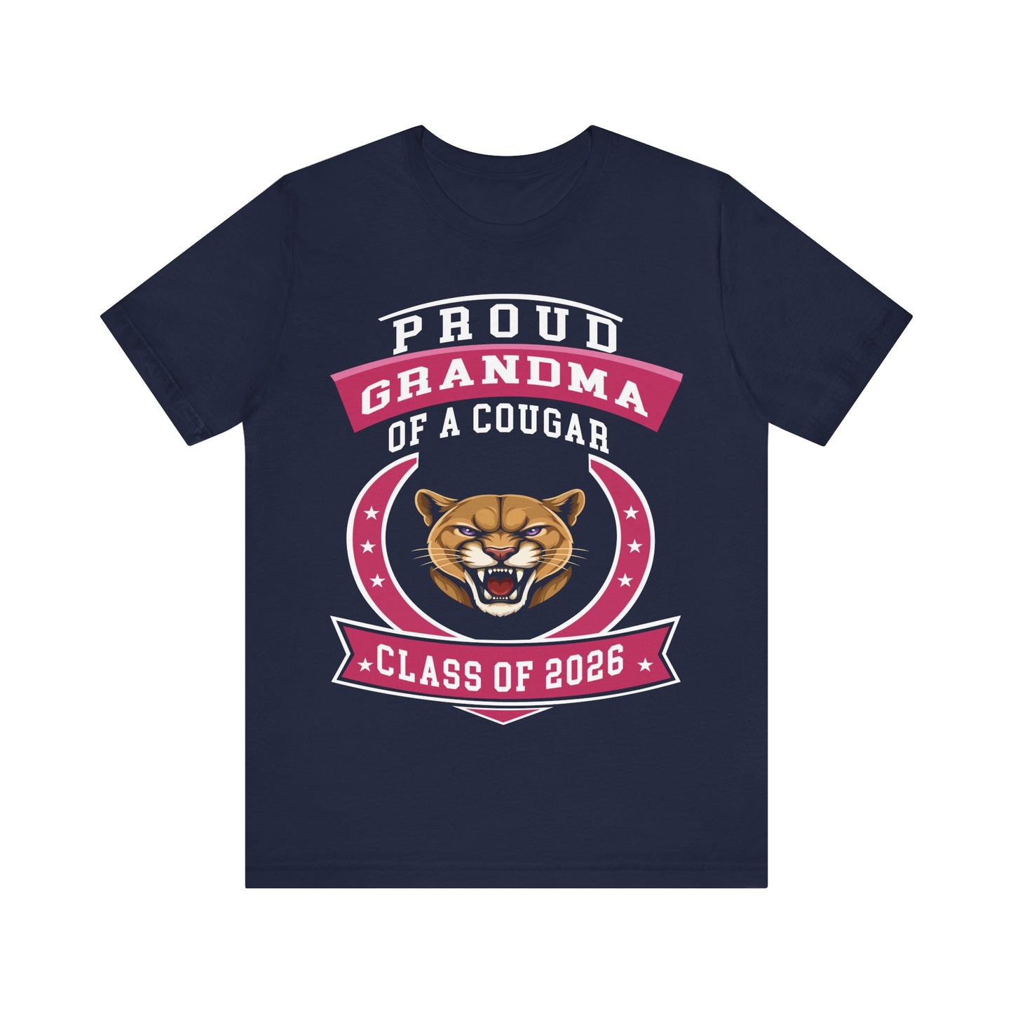 Proud Grandma of a Cougar – Class of 2026 Graduation Shirt